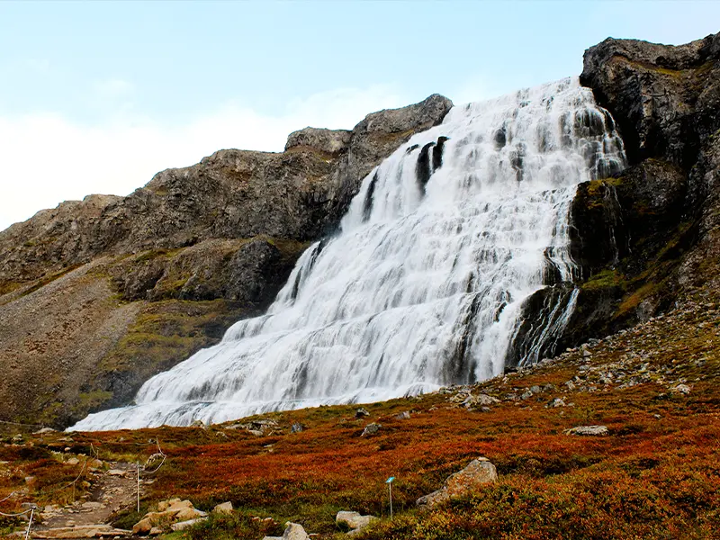 Dynjandi vandfaldet i Island