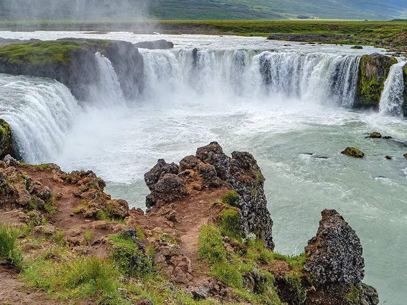 Godafoss vandfaldet i Island