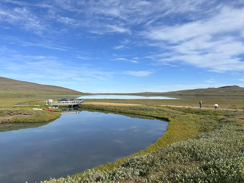 smuk natur omkring Sænautasel tørvegård