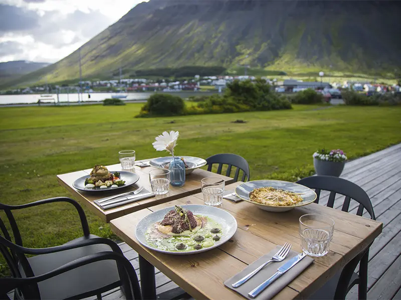 udsigt ved Hotel Isafjordur