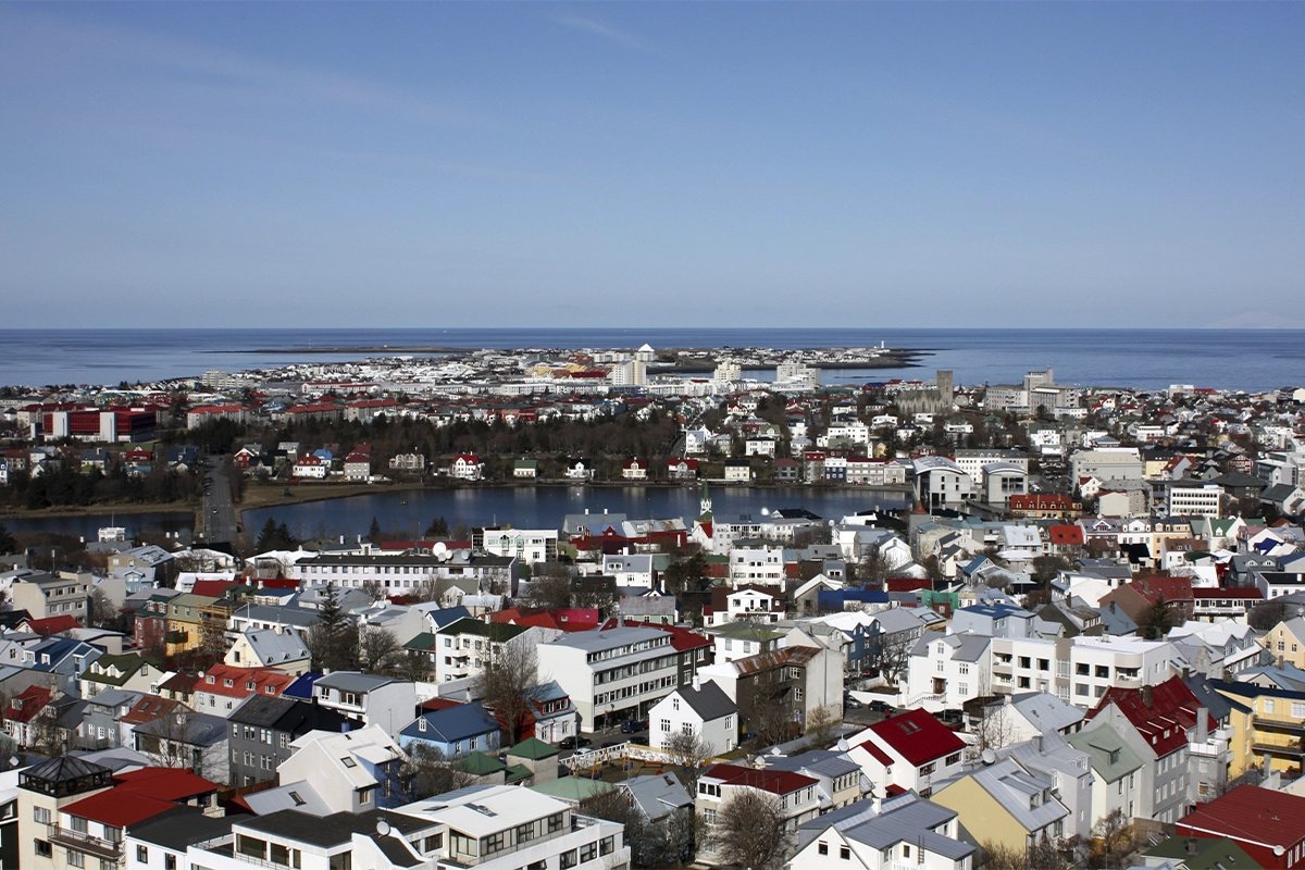 Reykjavik i Island